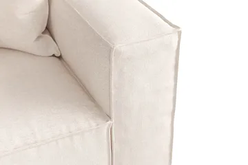 Cubo 4-sits Djup Modulsoffa i Tyg - Beige - Products - Möbler - Soffa - 3 sits soffa