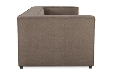 Cubo 4-sits Djup Modulsoffa i Tyg - Grå - Products - Möbler - Soffa - 3 sits soffa