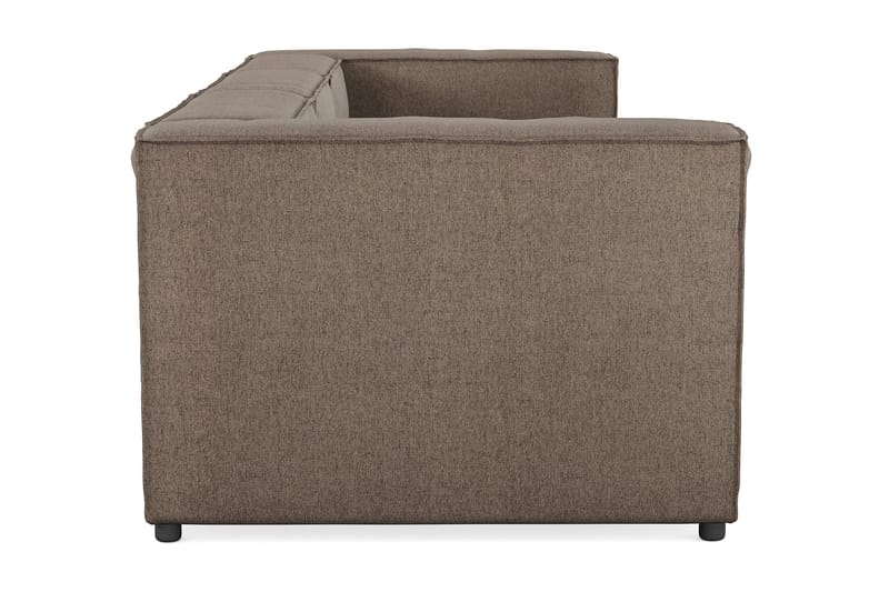 Cubo 4-sits Djup Modulsoffa i Tyg - Grå - Products - Möbler - Soffa - 3 sits soffa