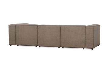 Cubo 4-sits Djup Modulsoffa i Tyg - Grå - Products - Möbler - Soffa - 3 sits soffa