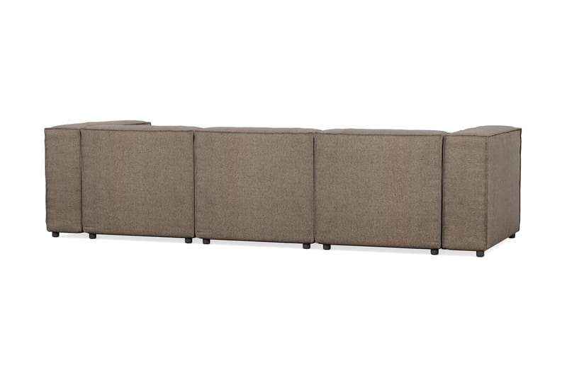 Cubo 4-sits Djup Modulsoffa i Tyg - Grå - Products - Möbler - Soffa - 3 sits soffa
