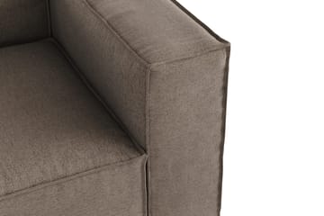 Cubo 4-sits Djup Modulsoffa i Tyg - Grå - Products - Möbler - Soffa - 3 sits soffa