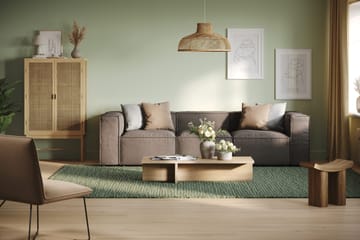 Cubo 4-sits Djup Modulsoffa i Tyg - Grå - Products - Möbler - Soffa - 3 sits soffa