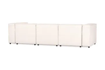 Cubo 4-sits Djup Modulsoffa i Tyg - Vit - Products - Möbler - Soffa - 3 sits soffa