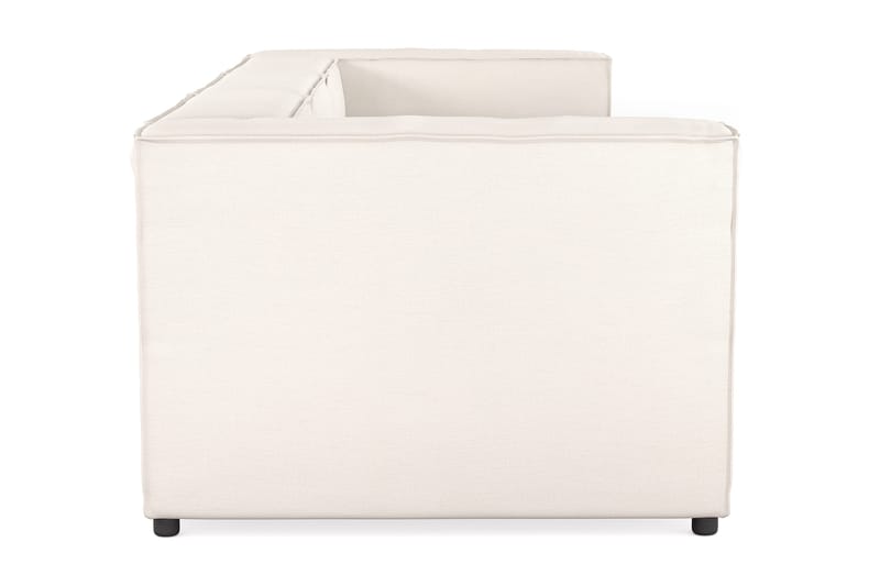 Cubo 4-sits Djup Modulsoffa i Tyg - Vit - Products - Möbler - Soffa - 3 sits soffa