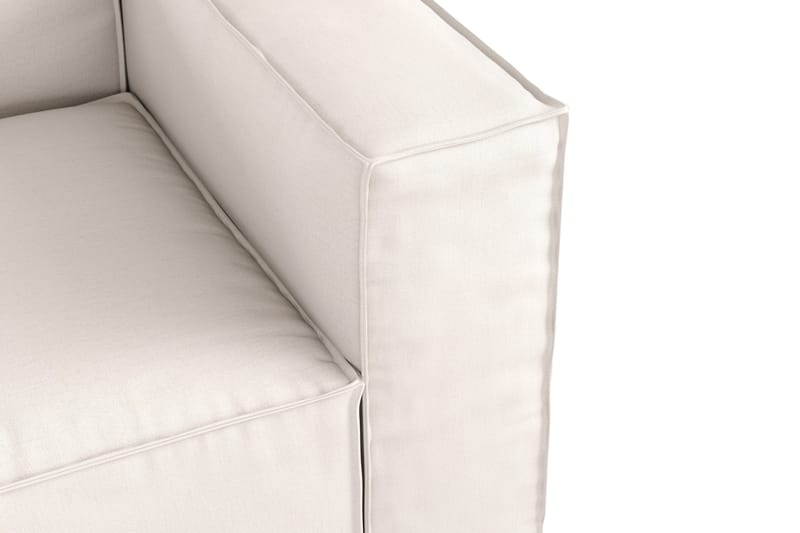 Cubo 4-sits Djup Modulsoffa i Tyg - Vit - Products - Möbler - Soffa - 3 sits soffa