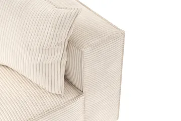 Cubo 5-sits L-formad Djup Modulhörnsoffa i Manchester - Beige - Products - Möbler - Soffa - Hörnsoffa