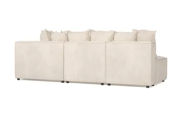 Cubo 5-sits L-formad Djup Modulhörnsoffa i Manchester - Beige - Products - Möbler - Soffa - Hörnsoffa