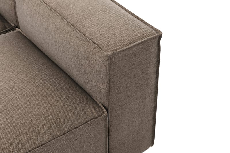 Cubo 5-sits L-formad Djup Modulhörnsoffa i Tyg - Grå - Products - Möbler - Soffa - Hörnsoffa