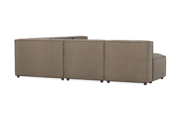 Cubo 5-sits L-formad Djup Modulhörnsoffa i Tyg - Grå - Products - Möbler - Soffa - Hörnsoffa