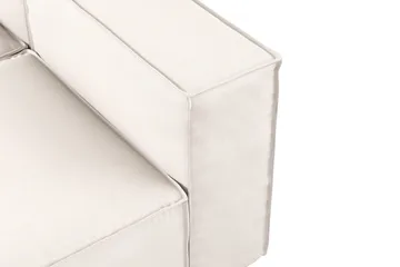 Cubo 5-sits L-formad Djup Modulhörnsoffa i Tyg - Vit - Products - Möbler - Soffa - Hörnsoffa