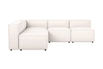 Cubo 5-sits L-formad Djup Modulhörnsoffa i Tyg - Vit - Products - Möbler - Soffa - Hörnsoffa