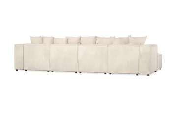 Cubo 5-sits U-formad Djup Modulsoffa med Divan och Schäslong i Manchester - Beige - Products - Möbler - Soffa - U-soffa
