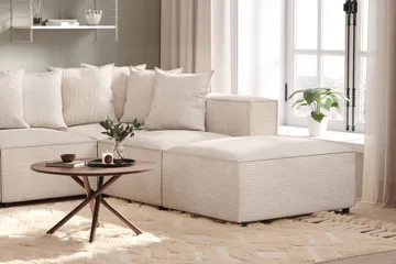 Cubo 5-sits U-formad Djup Modulsoffa med Divan och Schäslong i Manchester - Beige - Products - Möbler - Soffa - U-soffa