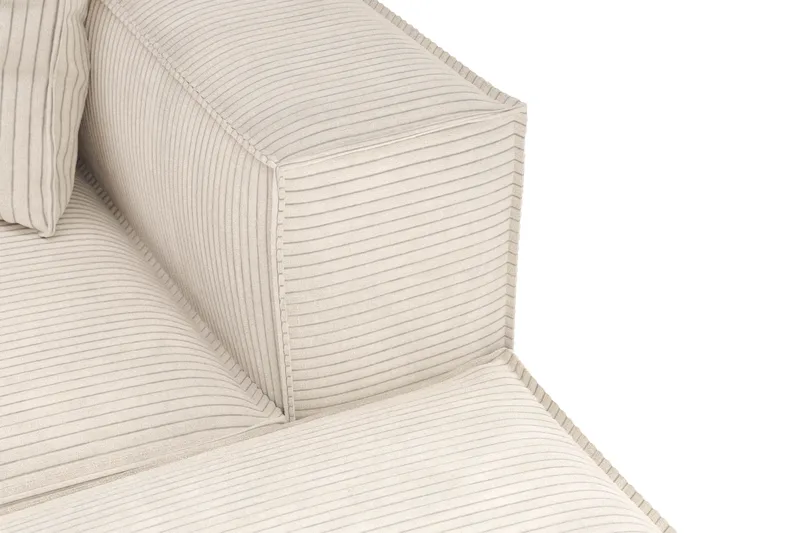Cubo 5-sits U-formad Djup Modulsoffa med Divan och Schäslong i Manchester - Beige - Products - Möbler - Soffa - U-soffa