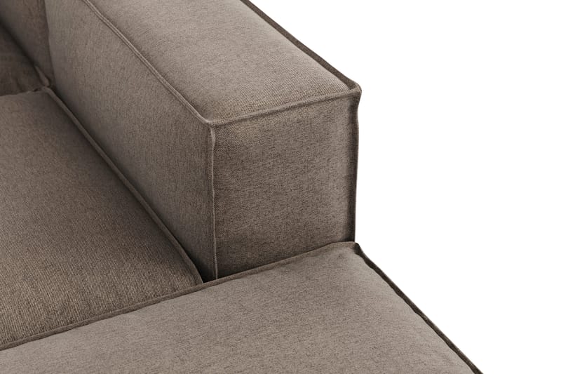 Cubo 5-sits U-formad Djup Modulsoffa Med Divan och Schäslong i Sammet - Grå - Products - Möbler - Soffa - U-soffa