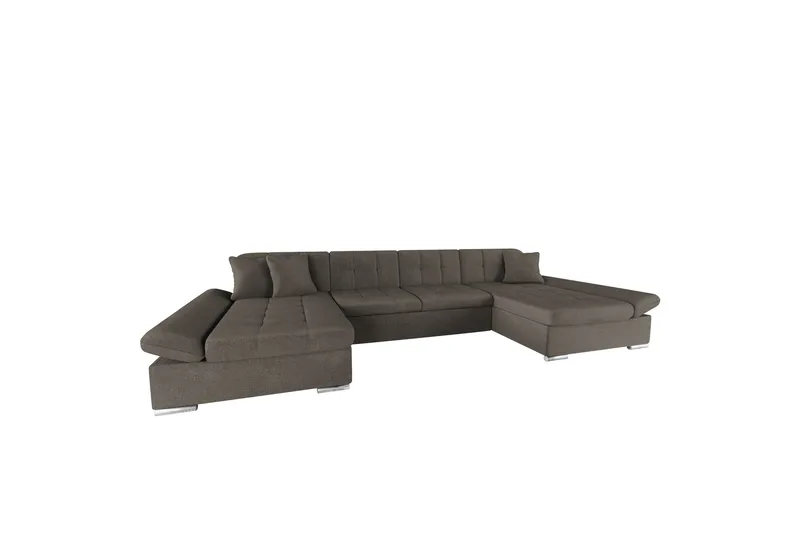 Dewitt Soffa Dubbeldivan 4-sits - Brun - Products - Möbler - Soffa - U-soffa