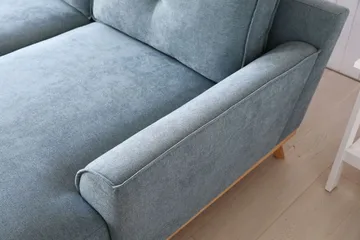 Divansoffa 267 cm lång - Classic - ljusblå - Products - Möbler - Soffa - Divansoffa & schäslongsoffa