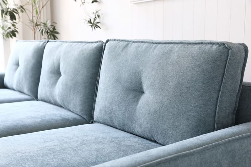 Divansoffa 267 cm lång - Classic - ljusblå - Products - Möbler - Soffa - Divansoffa & schäslongsoffa
