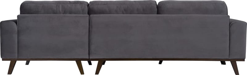 Divansoffa i grått sammet - Copenhagen - Mörkgrå - Products - Möbler - Soffa - Sammetssoffa