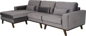 Divansoffa i grått sammet - Copenhagen - Mörkgrå - Products - Möbler - Soffa - Sammetssoffa