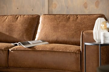 Akron 2,5-sits Soffa med Schäslong Vänster Bondedläder - Brun - Products - Möbler - Soffa - Divansoffa & schäslongsoffa - 2 sits soffa med divan