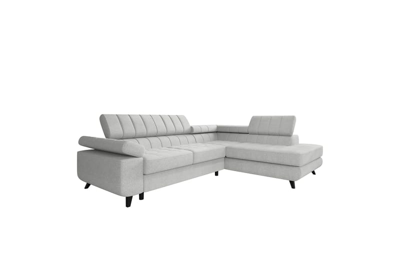 Amshyttan Soffa med Schäslong 3-sits - Ljusgrå - Products - Möbler - Soffa - Divansoffa & schäslongsoffa - 3 sits soffa med divan