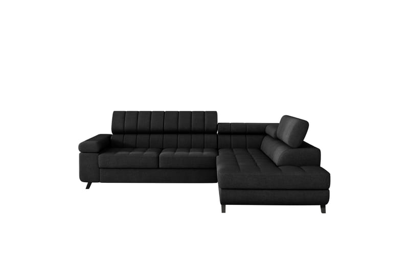 Amshyttan Soffa med Schäslong 3-sits - Svart - Products - Möbler - Soffa - Divansoffa & schäslongsoffa - 3 sits soffa med divan