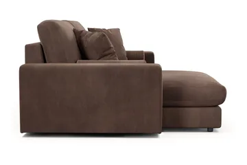 Arken Lyx 3-sits Vändbar L-formad Djup Divansoffa i Manchester - Brun - Products - Möbler - Soffa - Divansoffa & schäslongsoffa - 3 sits soffa med divan