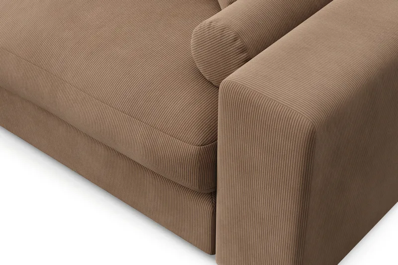 Arken Lyx 3-sits Vändbar L-formad Djup Divansoffa i Manchester - Brun - Products - Möbler - Soffa - Divansoffa & schäslongsoffa - 3 sits soffa med divan