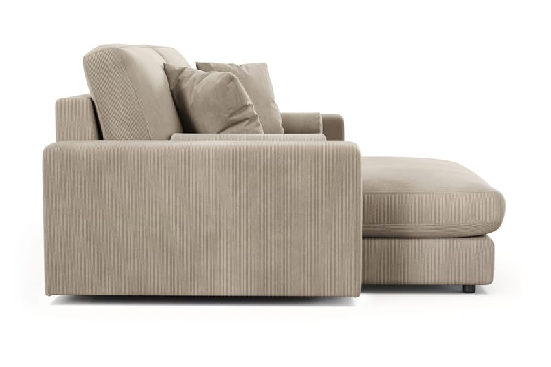 Arken Lyx 3-sits Vändbar L-formad Djup Divansoffa i Manchester - Greige - Products - Möbler - Soffa - Divansoffa & schäslongsoffa - 3 sits soffa med divan