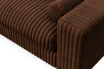 Arken Lyx 3-sits Vändbar L-formad Djup Divansoffa i Manchester - Mörkbrun - Products - Möbler - Soffa - Divansoffa & schäslongsoffa - 3 sits soffa med divan