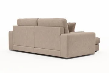 Arken Lyx 3-sits Vändbar L-formad Djup Divansoffa i Tyg - Beige - Products - Möbler - Soffa - Divansoffa & schäslongsoffa - 3 sits soffa med divan
