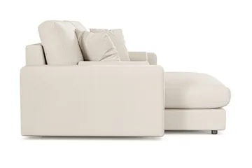 Arken Lyx 3-sits Vändbar L-formad Djup Divansoffa i Tyg - Ljusbeige - Products - Möbler - Soffa - Divansoffa & schäslongsoffa - 3 sits soffa med divan