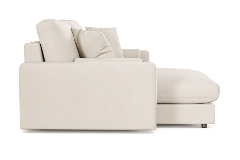 Arken Lyx 3-sits Vändbar L-formad Djup Divansoffa i Tyg - Ljusbeige - Products - Möbler - Soffa - Divansoffa & schäslongsoffa - 3 sits soffa med divan