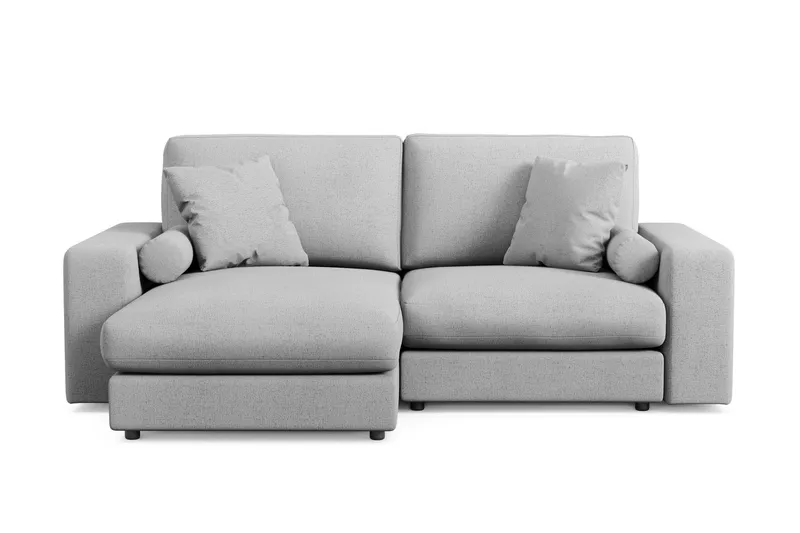 Arken Lyx 3-sits Vändbar L-formad Djup Divansoffa i Tyg - Ljusgrå - Products - Möbler - Soffa - Divansoffa & schäslongsoffa - 3 sits soffa med divan
