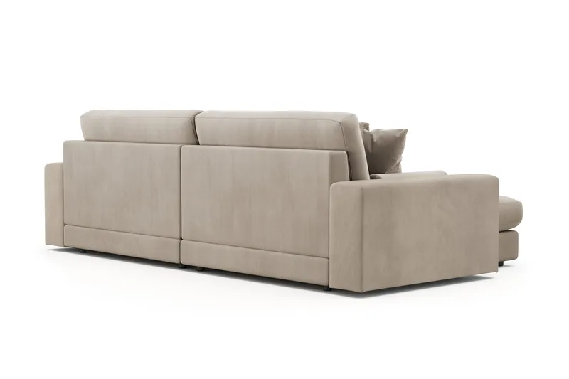 Arken Lyx 4-sits Vändbar L-formad Djup Divansoffa i Manchester - Greige - Products - Möbler - Soffa - Divansoffa & schäslongsoffa - 4 sits soffa med divan