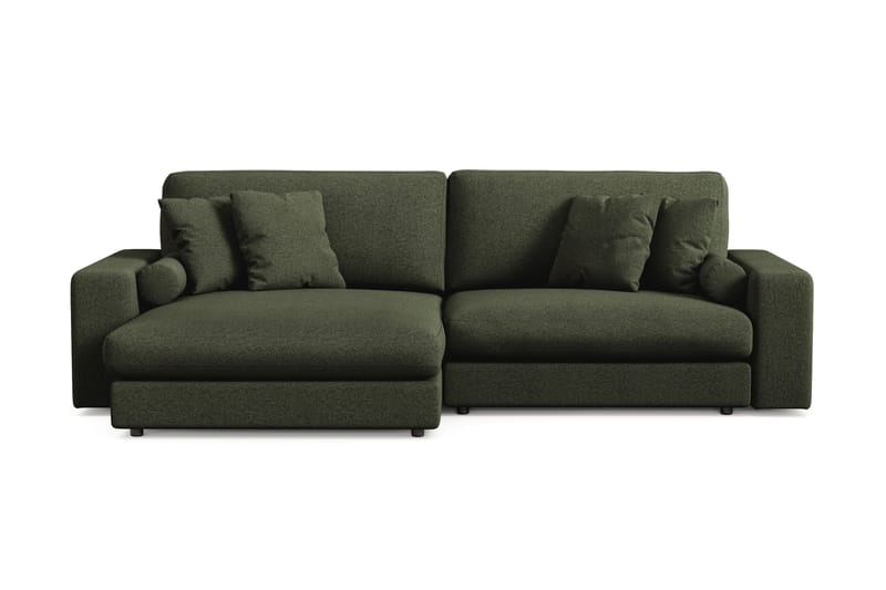 Arken Lyx 4-sits Vändbar L-formad Djup Divansoffa i Tyg - Grön - Products - Möbler - Soffa - Divansoffa & schäslongsoffa - 4 sits soffa med divan