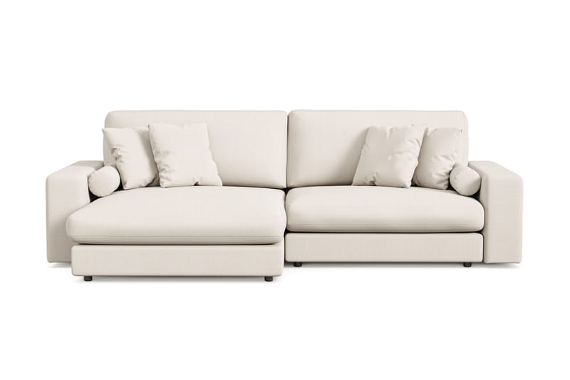 Arken Lyx 4-sits Vändbar L-formad Djup Divansoffa i Tyg - Ljusbeige - Products - Möbler - Soffa - Divansoffa & schäslongsoffa - 4 sits soffa med divan