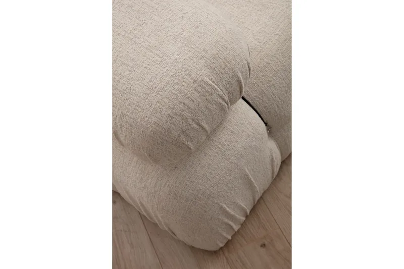 Belgin Bubblig Divansoffa 3-sits 288 cm med fasta armstöd och repdetaljer - Ljus / Beige - Products - Möbler - Soffa - Divansoffa & schäslongsoffa - 3 sits soffa med divan