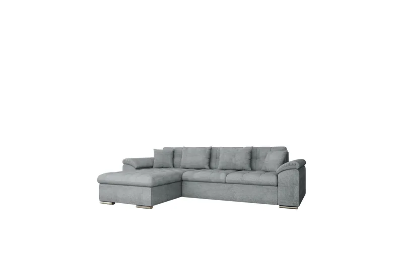 Camior Soffa med Divan 3-sits - Grå - Products - Möbler - Soffa - Divansoffa & schäslongsoffa - 3 sits soffa med divan