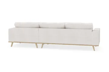 Copenhagen 4-sits Högervänd L-formad Divansoffa i Bouclé - Vit - Products - Möbler - Soffa - Divansoffa & schäslongsoffa - 4 sits soffa med divan