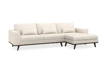 Copenhagen 4-sits Högervänd L-formad Divansoffa i Manchester - Beige - Products - Möbler - Soffa - Divansoffa & schäslongsoffa - 4 sits soffa med divan