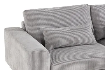 Copenhagen 4-sits Högervänd L-formad Divansoffa i Manchester - Ljusgrå - Products - Möbler - Soffa - Divansoffa & schäslongsoffa - 4 sits soffa med divan