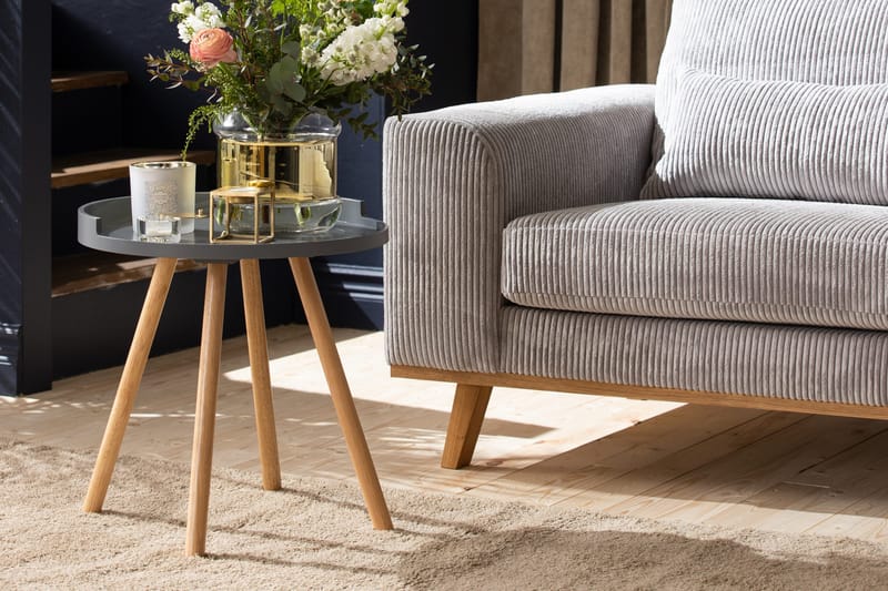 Copenhagen 4-sits Högervänd L-formad Divansoffa i Manchester - Ljusgrå - Products - Möbler - Soffa - Divansoffa & schäslongsoffa - 4 sits soffa med divan