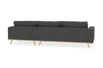 Copenhagen 4-sits Högervänd L-formad Divansoffa i Manchester - Mörkgrå - Products - Möbler - Soffa - Divansoffa & schäslongsoffa - 4 sits soffa med divan