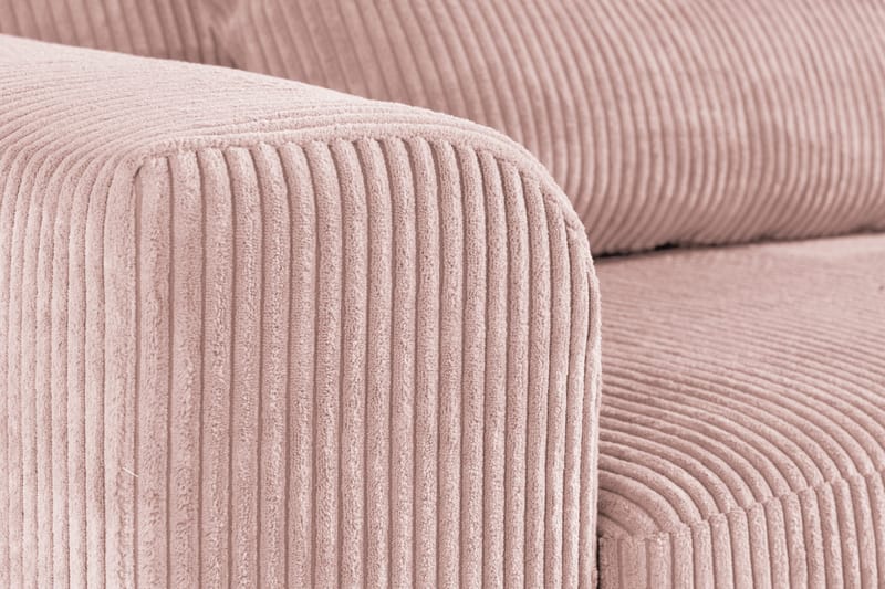 Copenhagen 4-sits Högervänd L-formad Divansoffa i Manchester - Rosa - Products - Möbler - Soffa - Divansoffa & schäslongsoffa - 4 sits soffa med divan