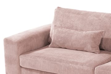Copenhagen 4-sits Högervänd L-formad Divansoffa i Manchester - Rosa - Products - Möbler - Soffa - Divansoffa & schäslongsoffa - 4 sits soffa med divan