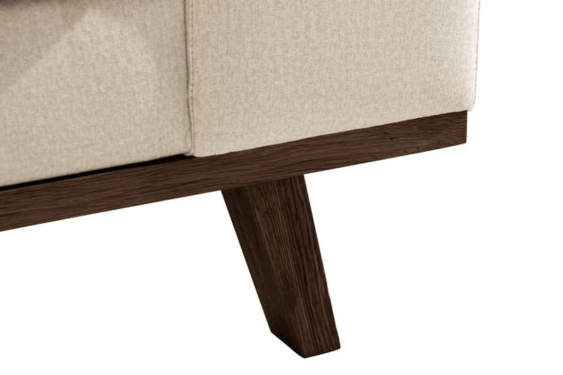 Copenhagen 4-sits Högervänd L-formad Divansoffa i Sammet - Beige - Products - Möbler - Soffa - Divansoffa & schäslongsoffa - 4 sits soffa med divan