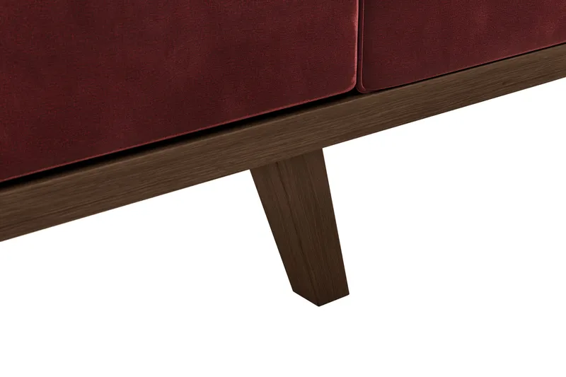 Copenhagen 4-sits Högervänd L-formad Divansoffa i Sammet - Lila - Products - Möbler - Soffa - Divansoffa & schäslongsoffa - 4 sits soffa med divan